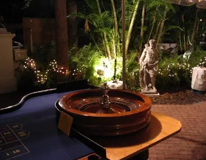 Casino Party Nights Florida, Inc. roulette table, Shepherd residence, Las Olas, Ft. Lauderdale, Florida