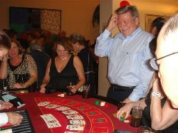 Casino Party Nights Florida, Inc. blackjack table at a casino party, Wellington, Florida
